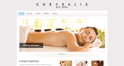 Desktop Screenshot of chrysalissalon.net
